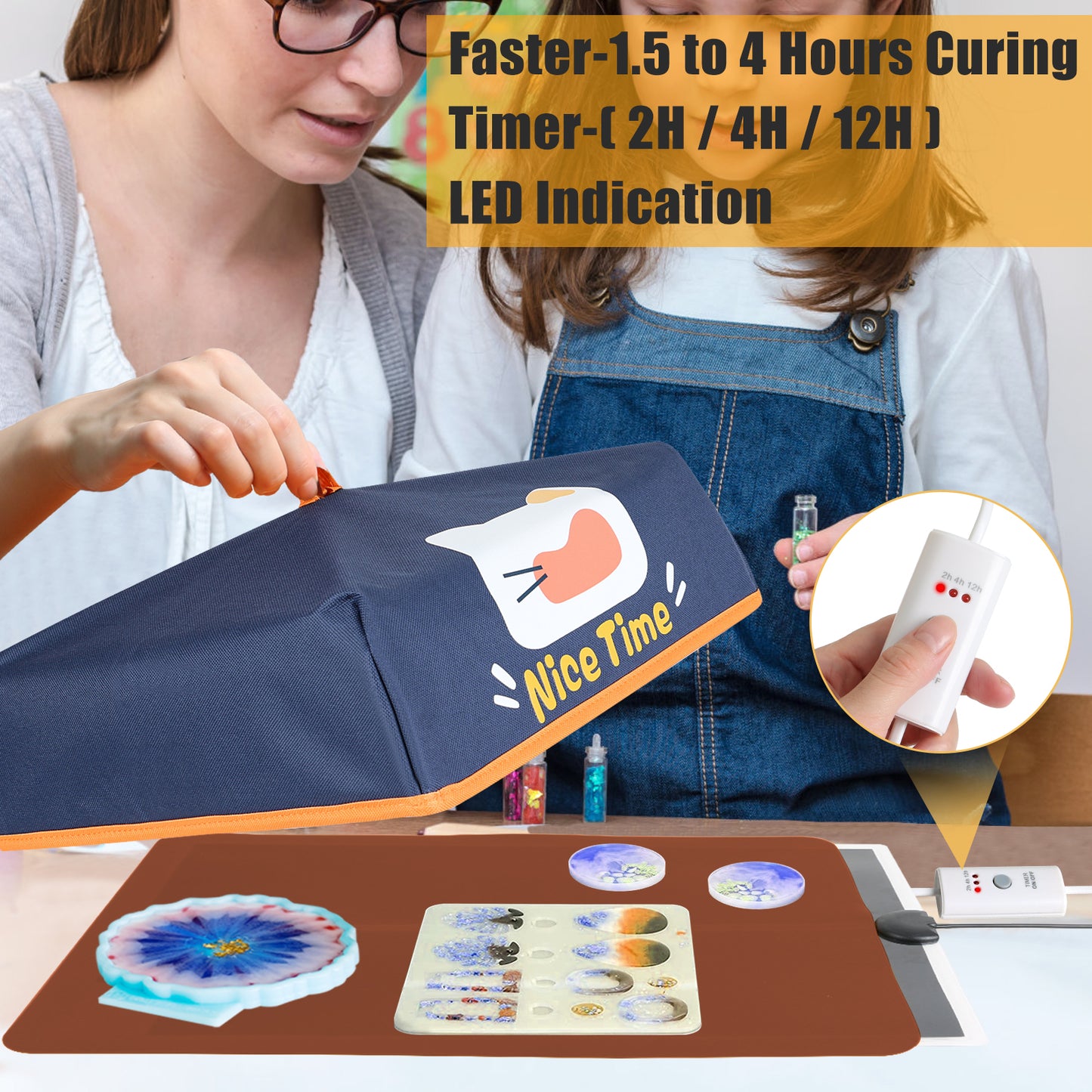 Resin Heating Mat with Timer