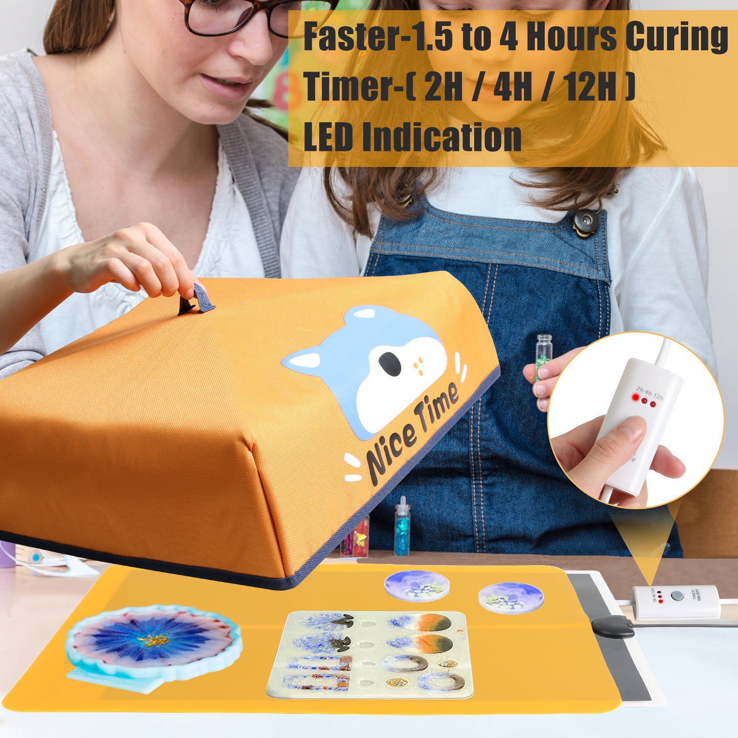 Resin Heating Mat with Timer