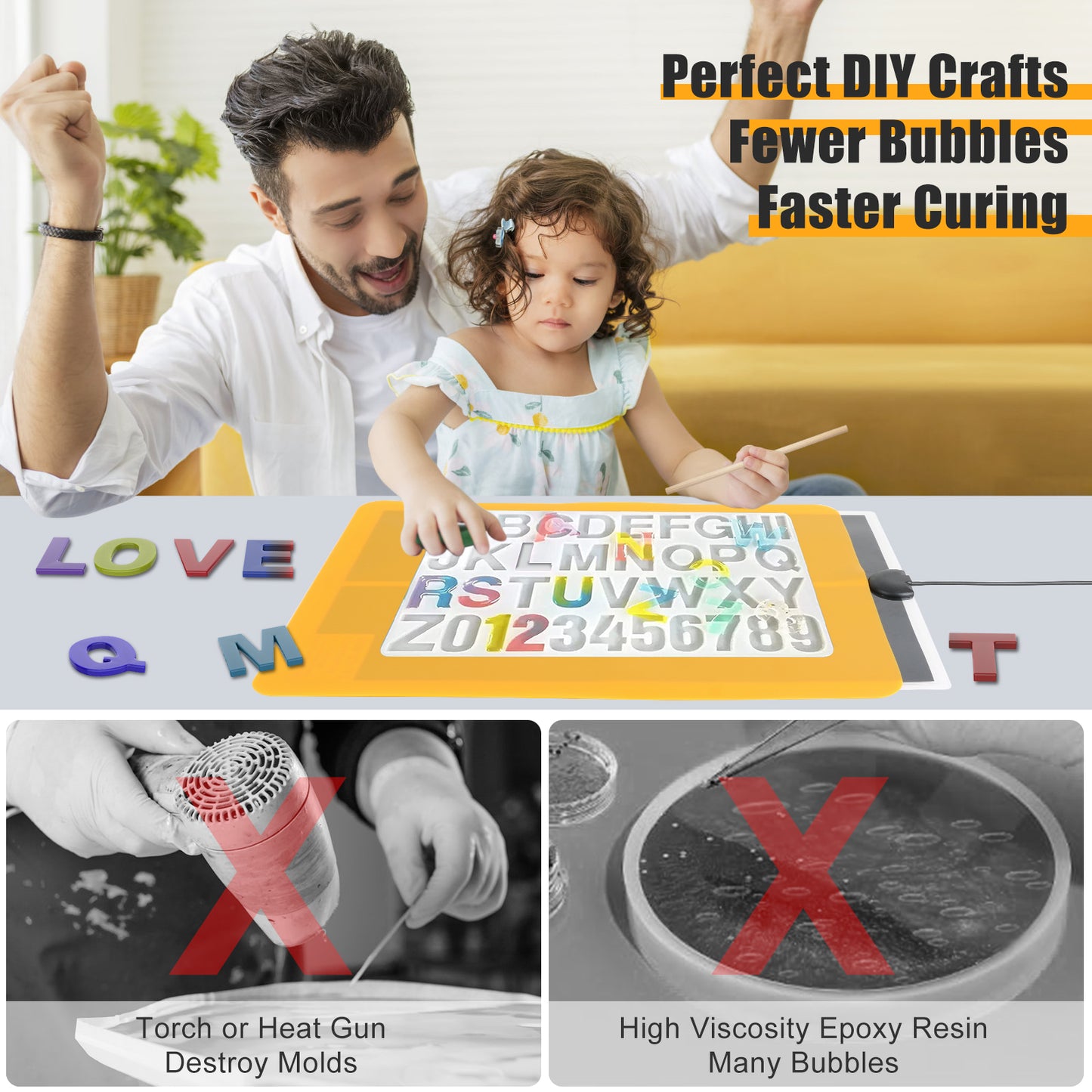 Resin Heating Mat with Timer