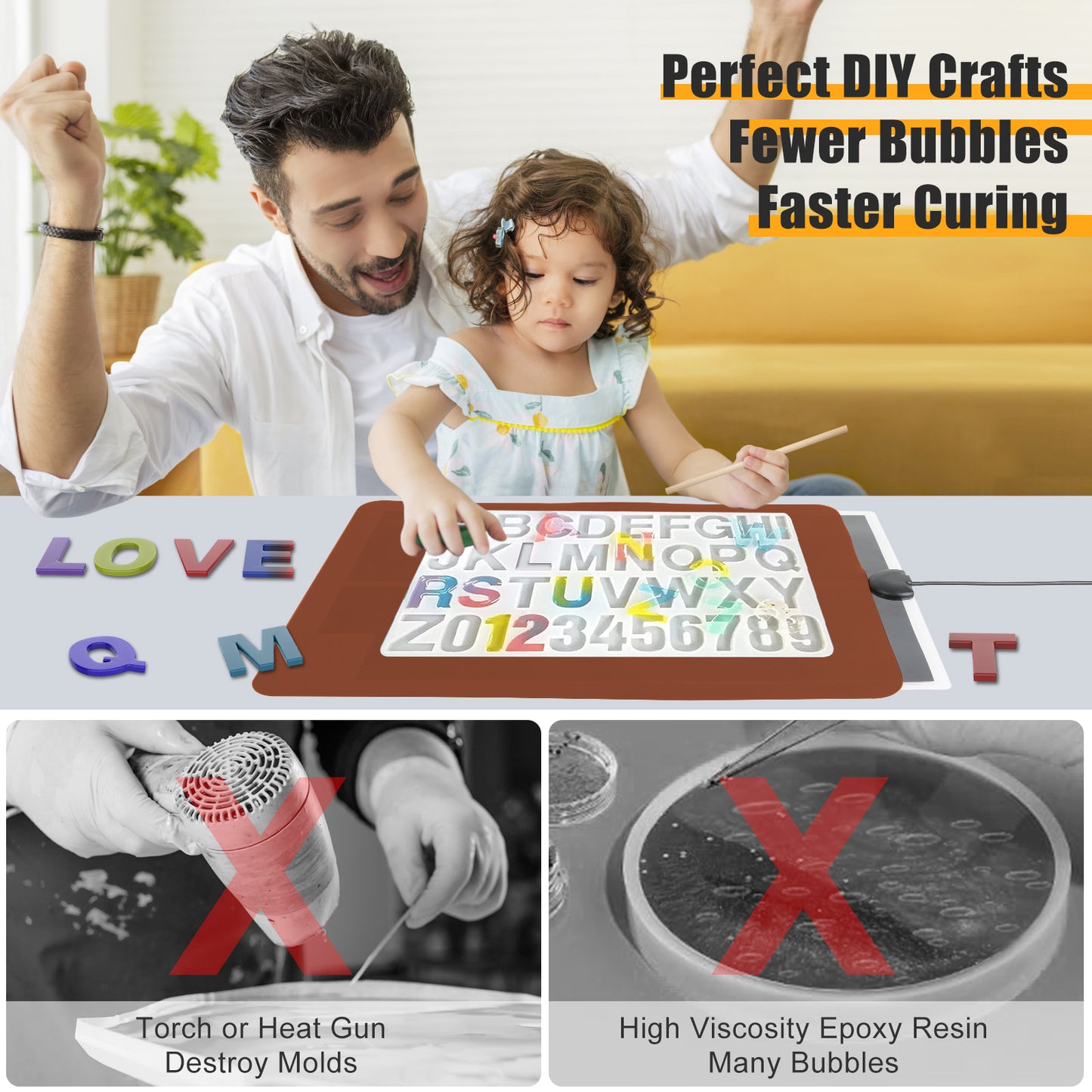 Resin Heating Mat with Timer