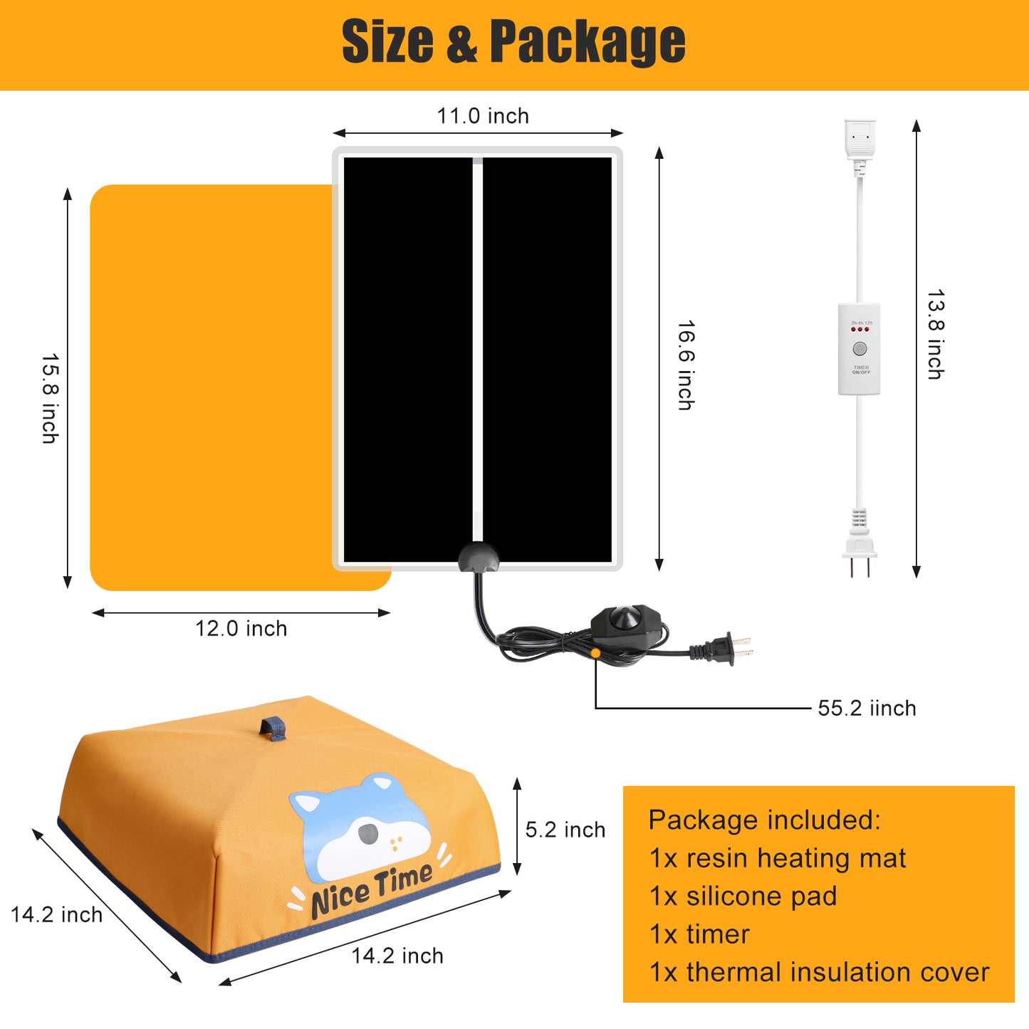Resin Heating Mat with Timer
