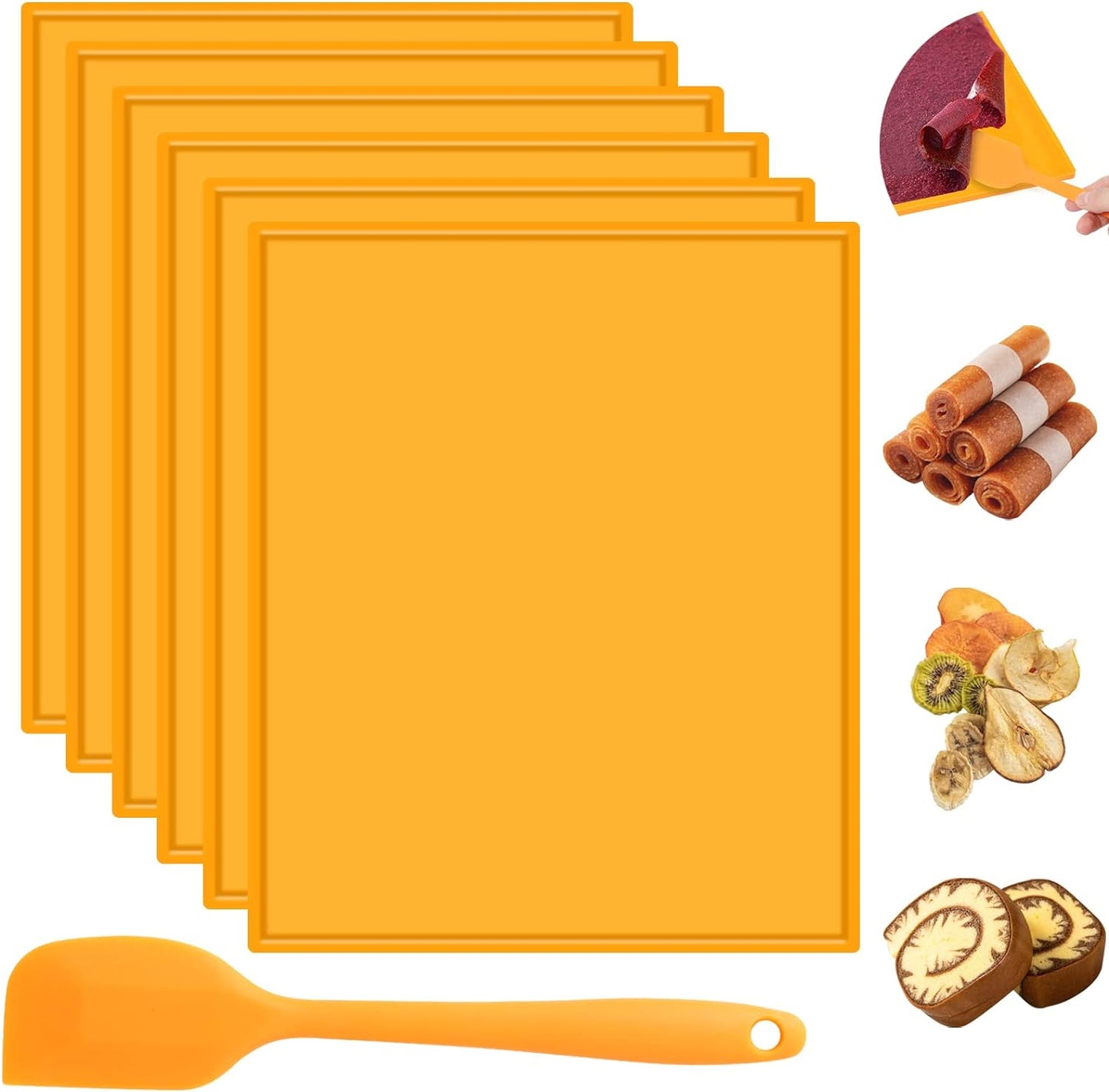 4PCS Silicone Dehydrator Sheets Dehydrator Mats