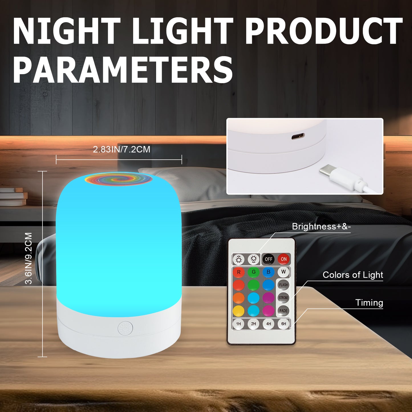 Nursery Night Light for Kids