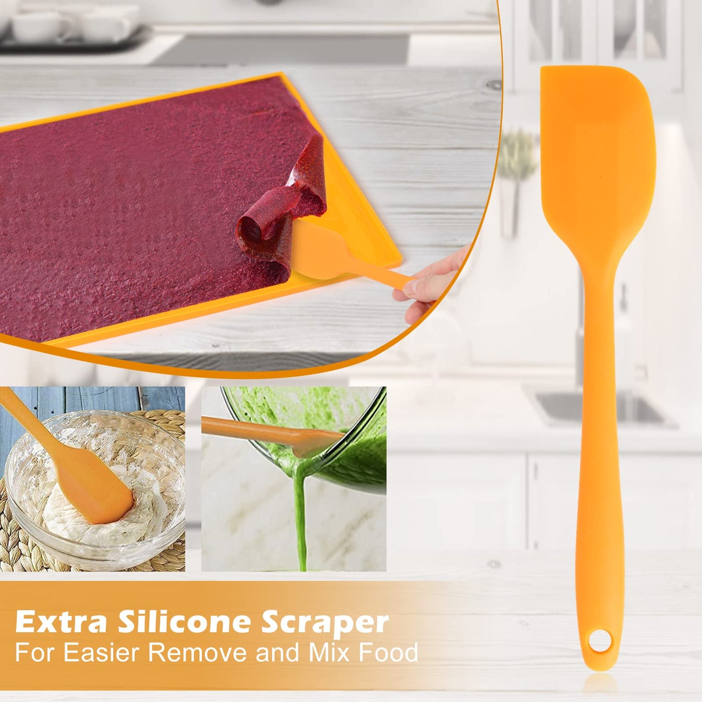 4PCS Silicone Dehydrator Sheets Dehydrator Mats