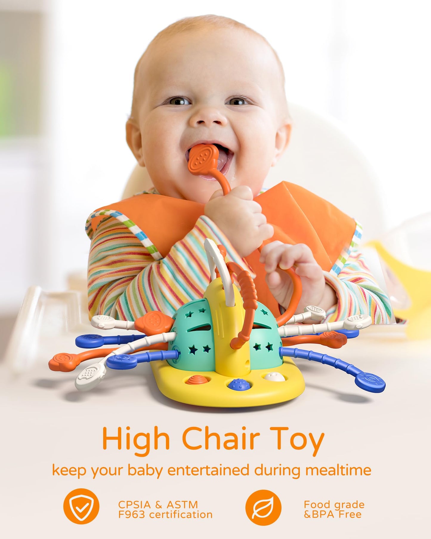 High Chair Toys with Suction Cup