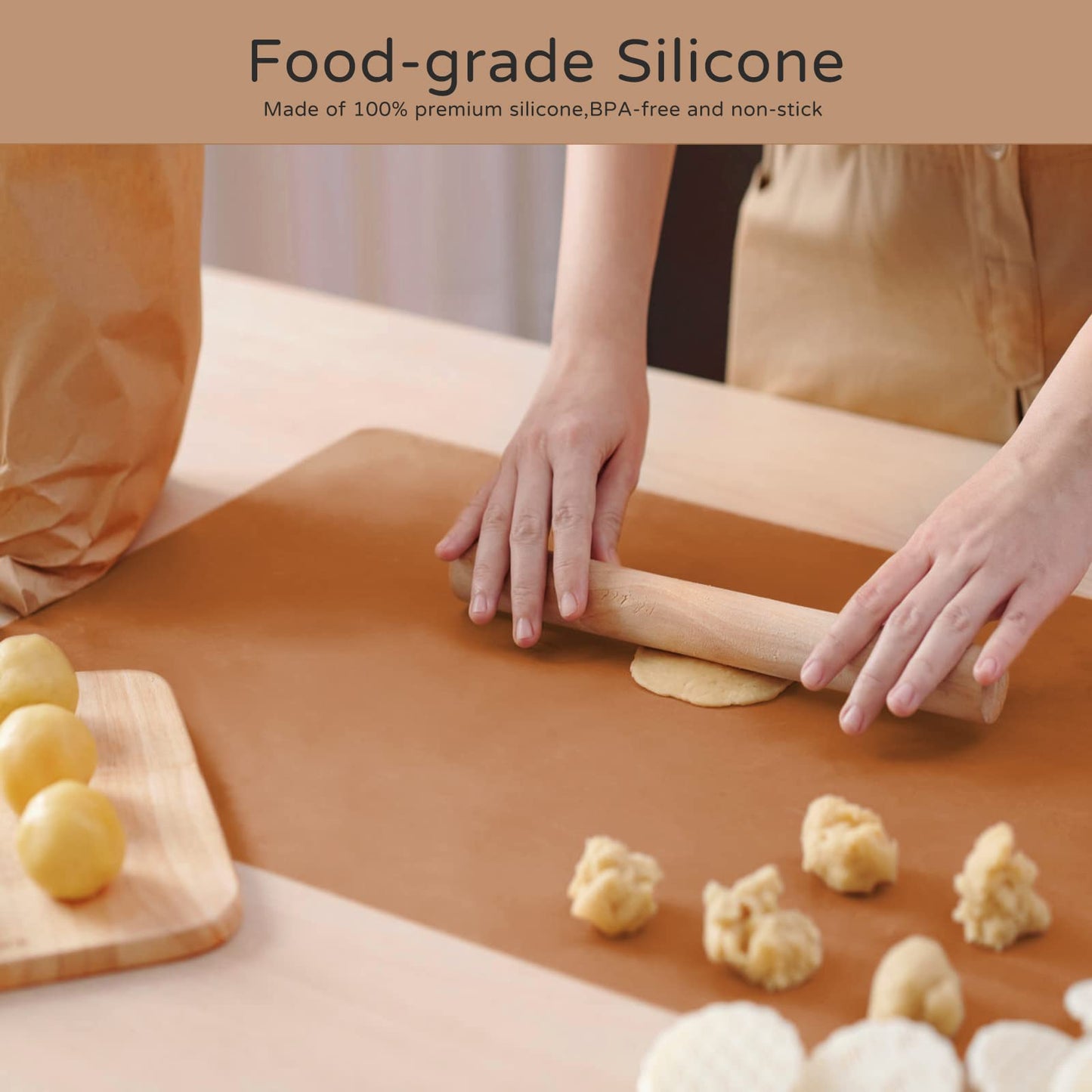 2 PCS Silicone Mats for Kitchen Counter