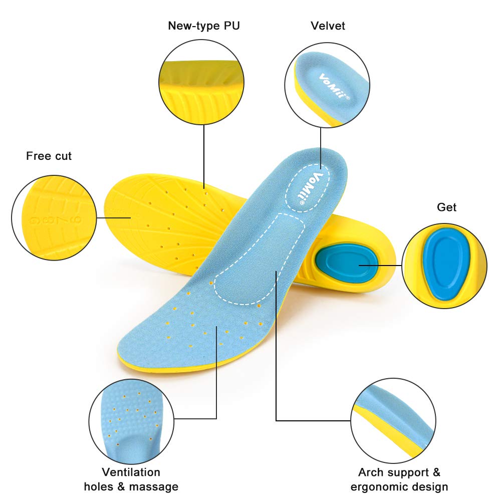 Shoe Insoles for Women Men and Kids