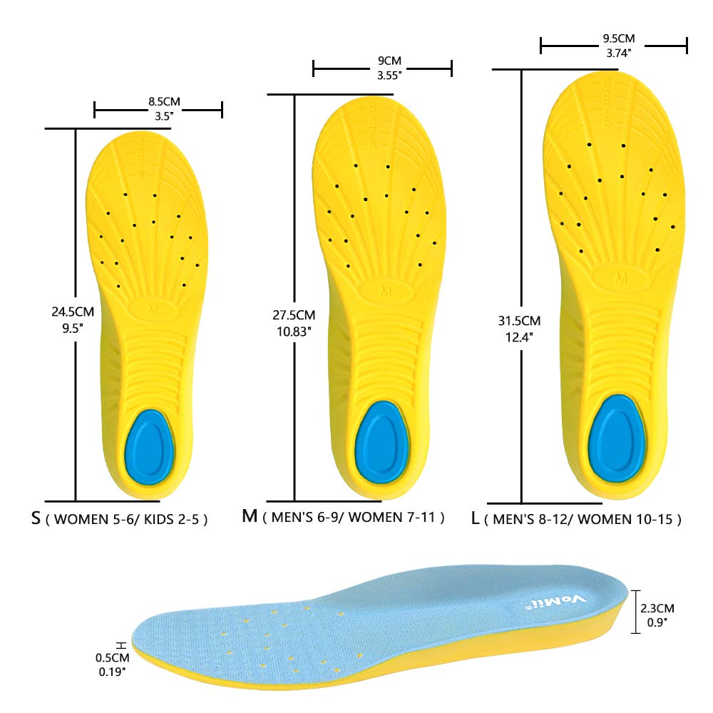 Shoe Insoles for Women Men and Kids