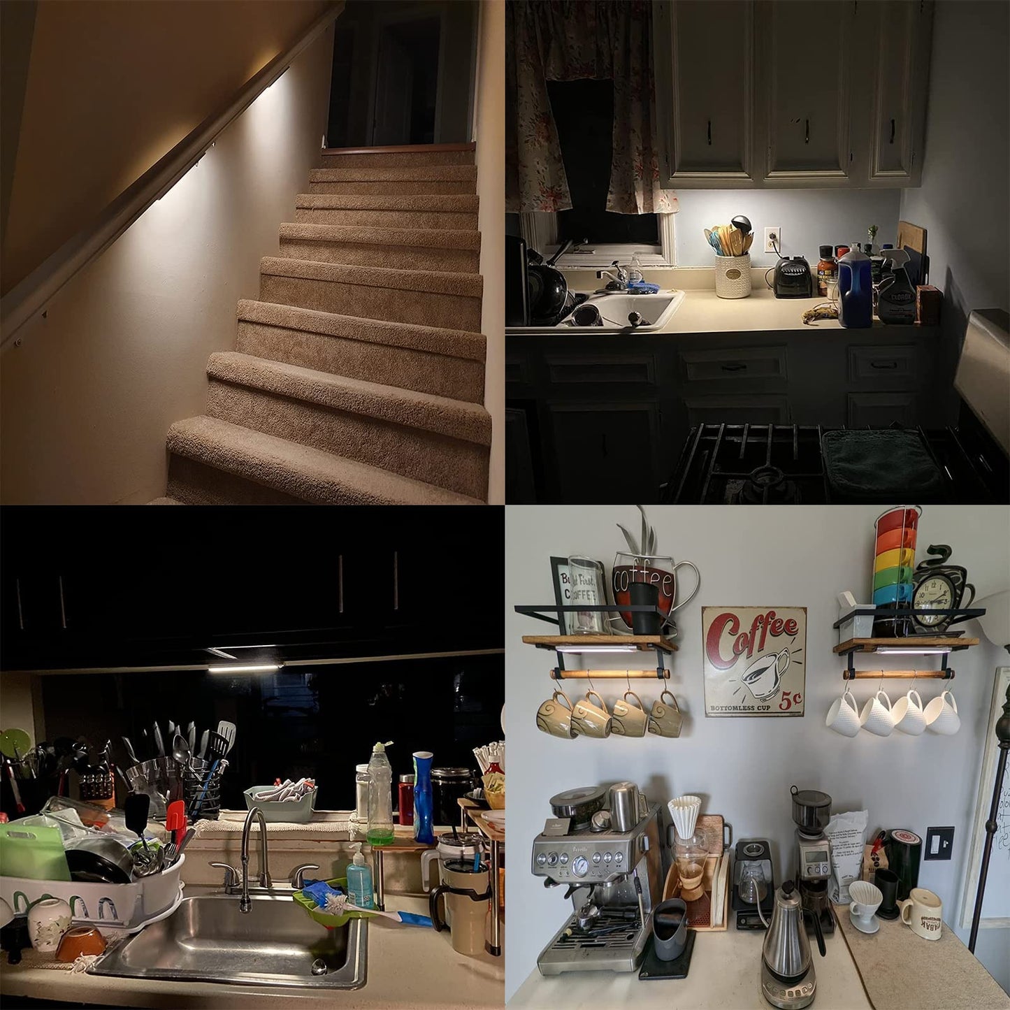 72 LED Wireless Under Cabinet Lights